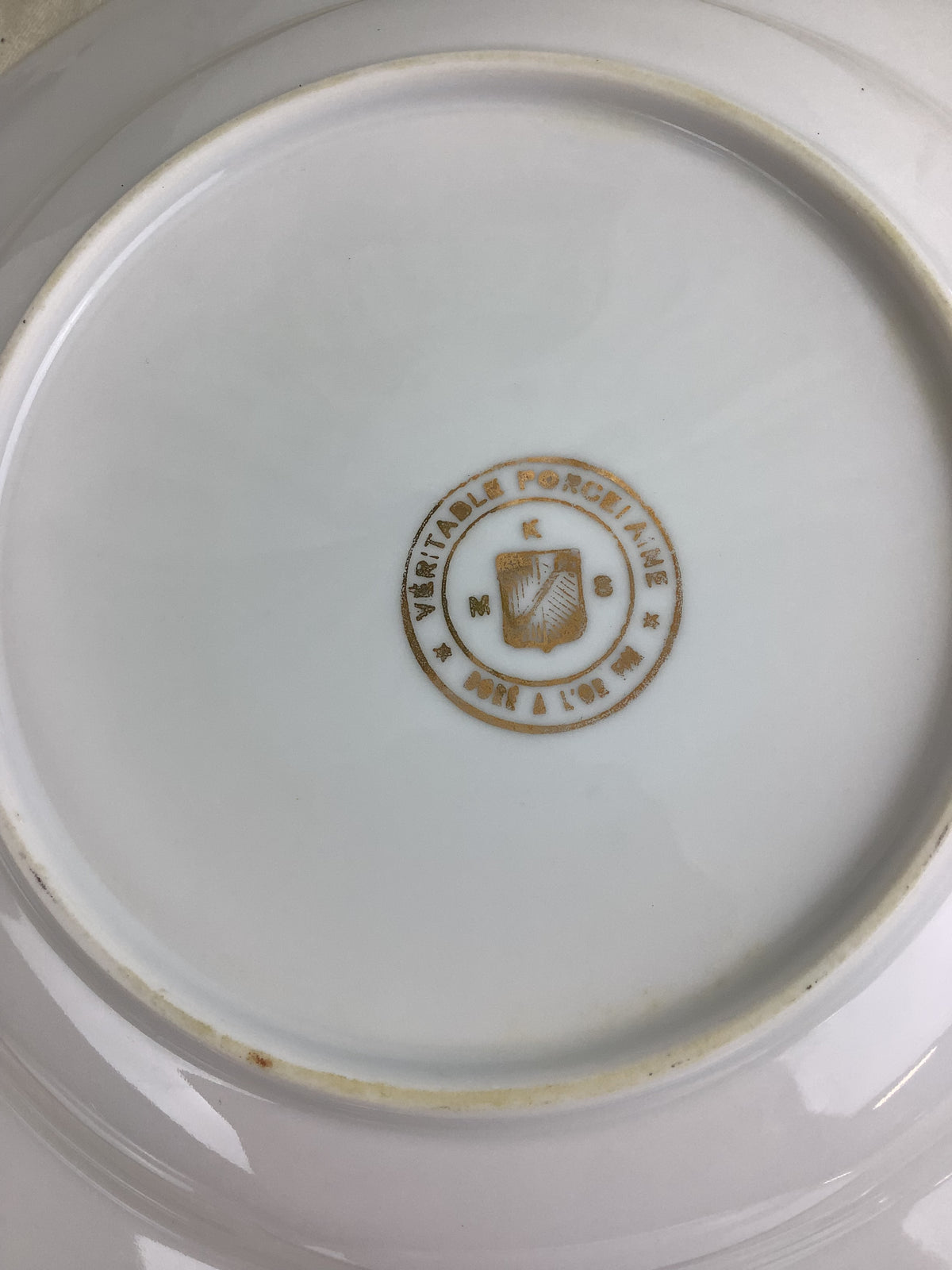 6 Assiettes creuses anciennes Porcelaine Limoges France