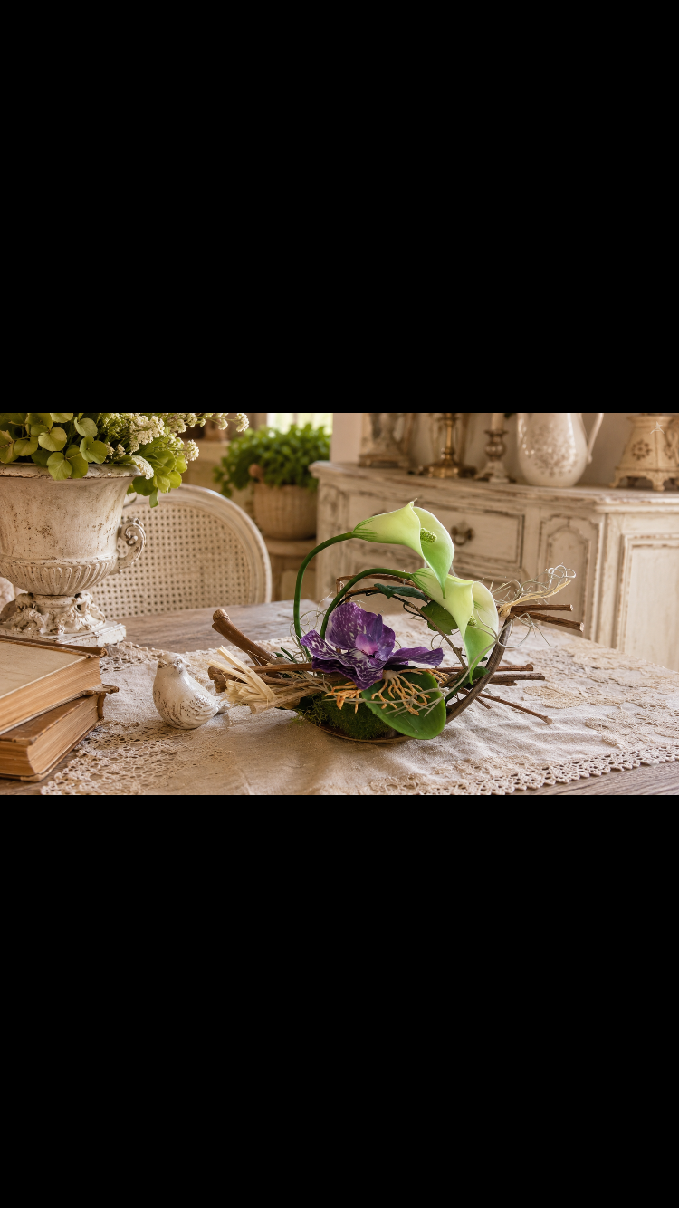Création Artisanale Composition florale artificielle