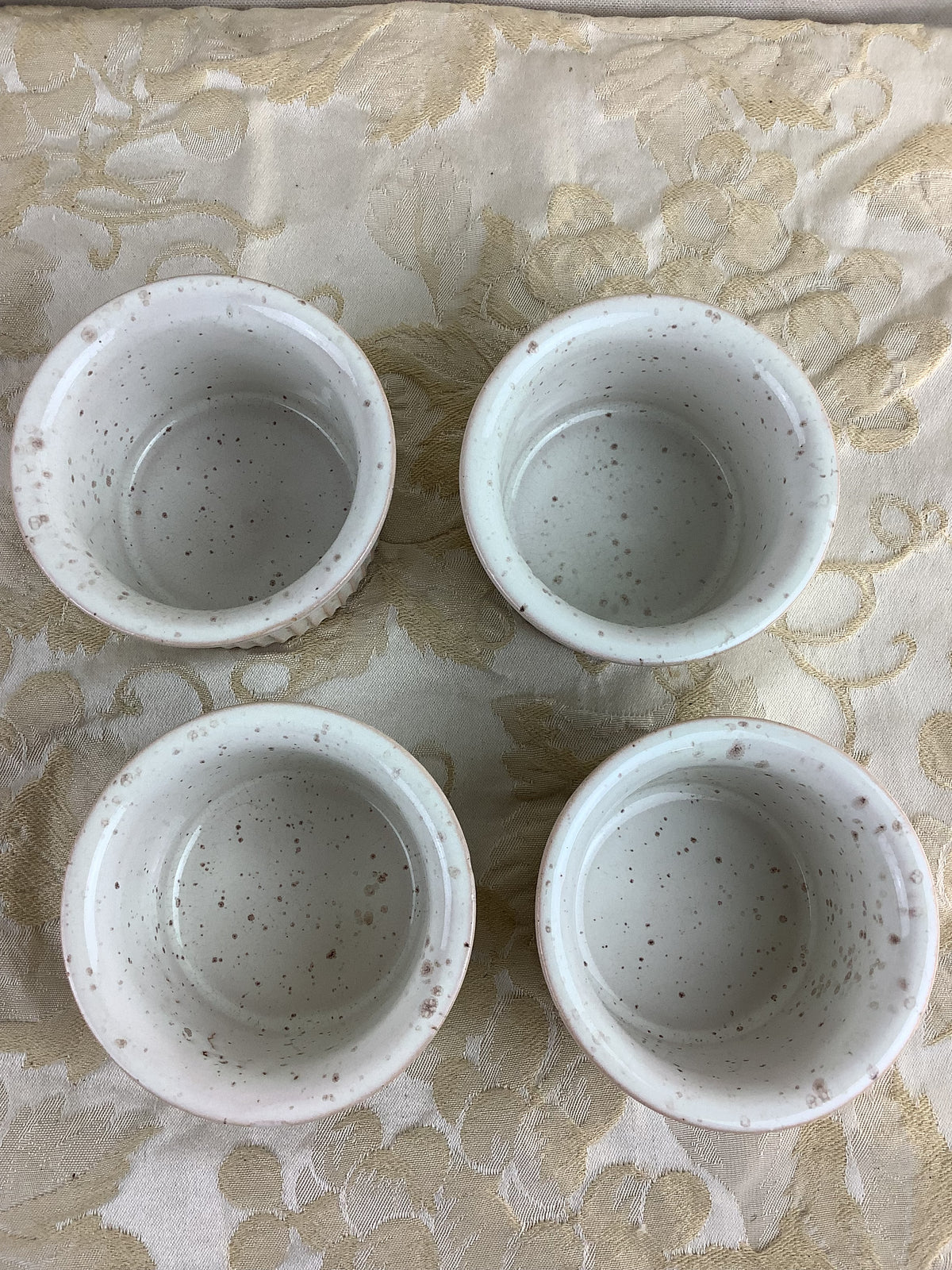 4 anciens moules à flan Digoin - Réf 16A