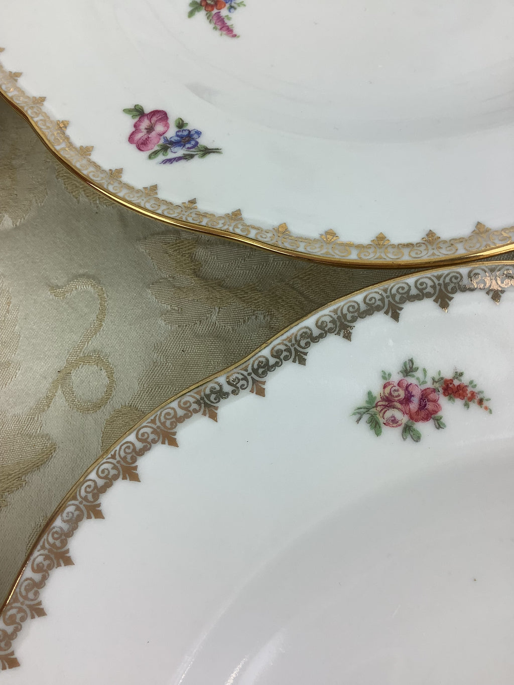 6 Assiettes Creuses anciennes Porcelaine de Limoges France