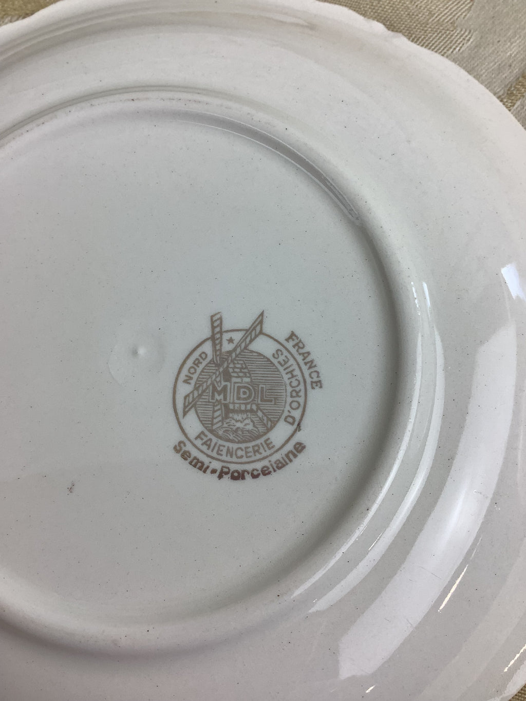 6 Tasses et 6 soucoupes Moulins des loups France