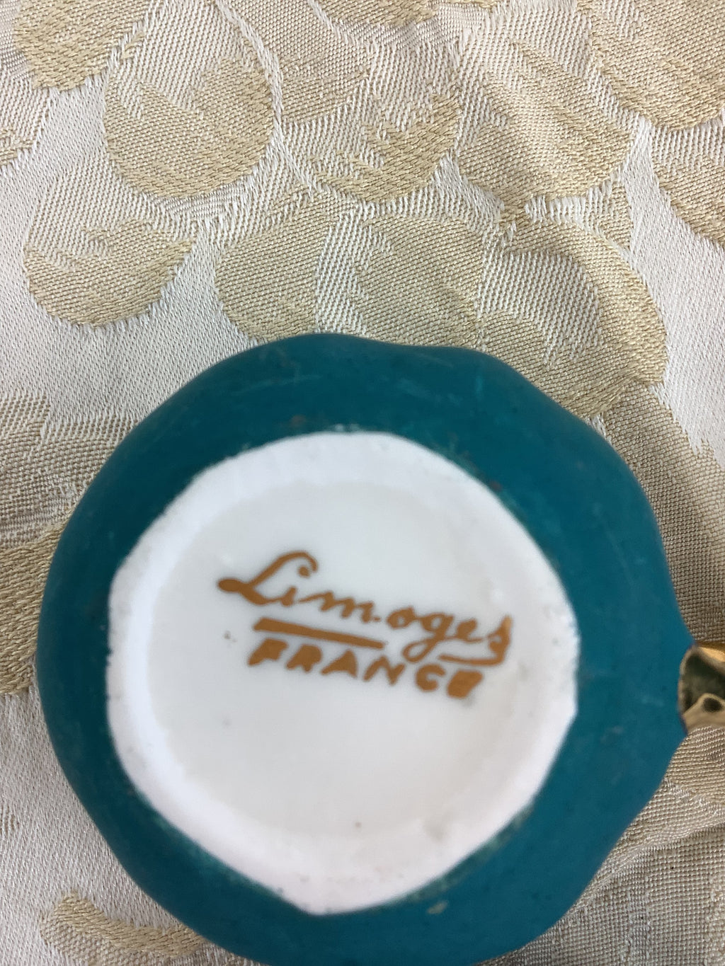 6 mini tasses en porcelaine de Limoges France