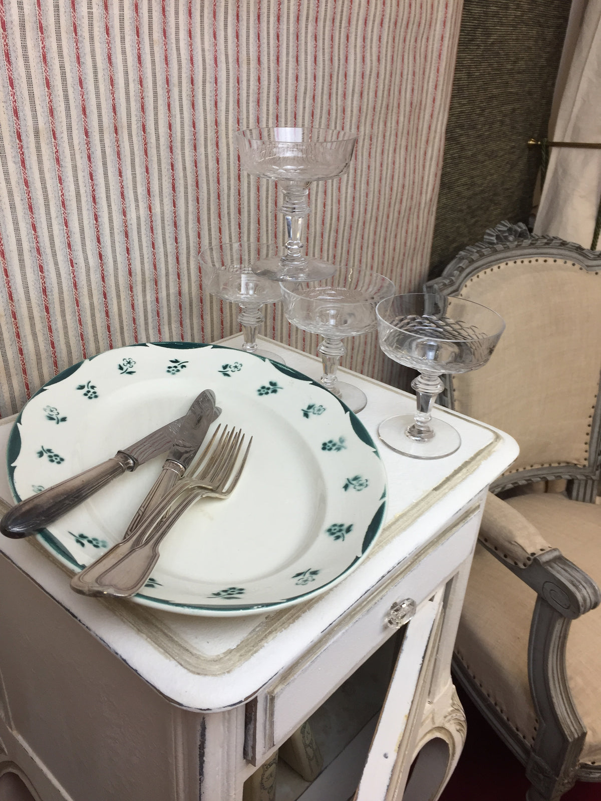 Plat ovale ancien Digoin Sarreguemines – Modèle Avila Ref 2y