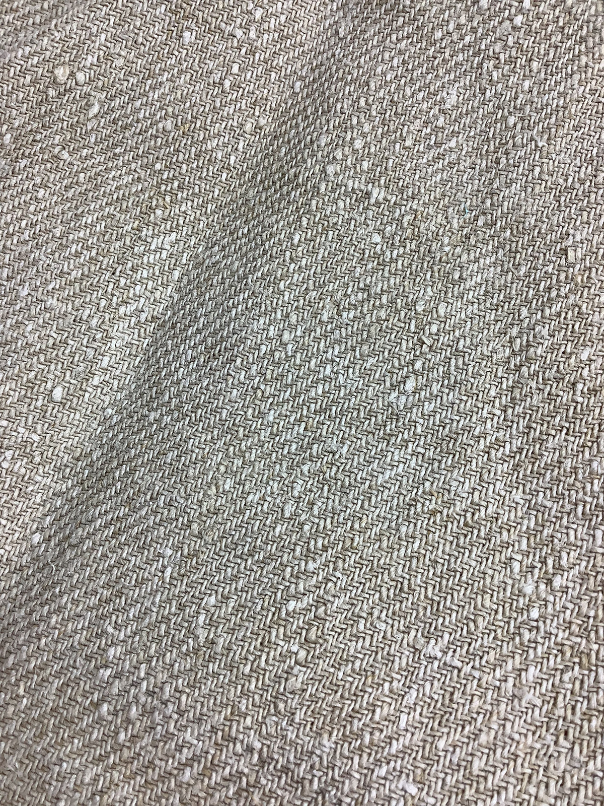 Coupon de toile ancienne en chevrons – Charme rustique d’autrefois- Ref 188
