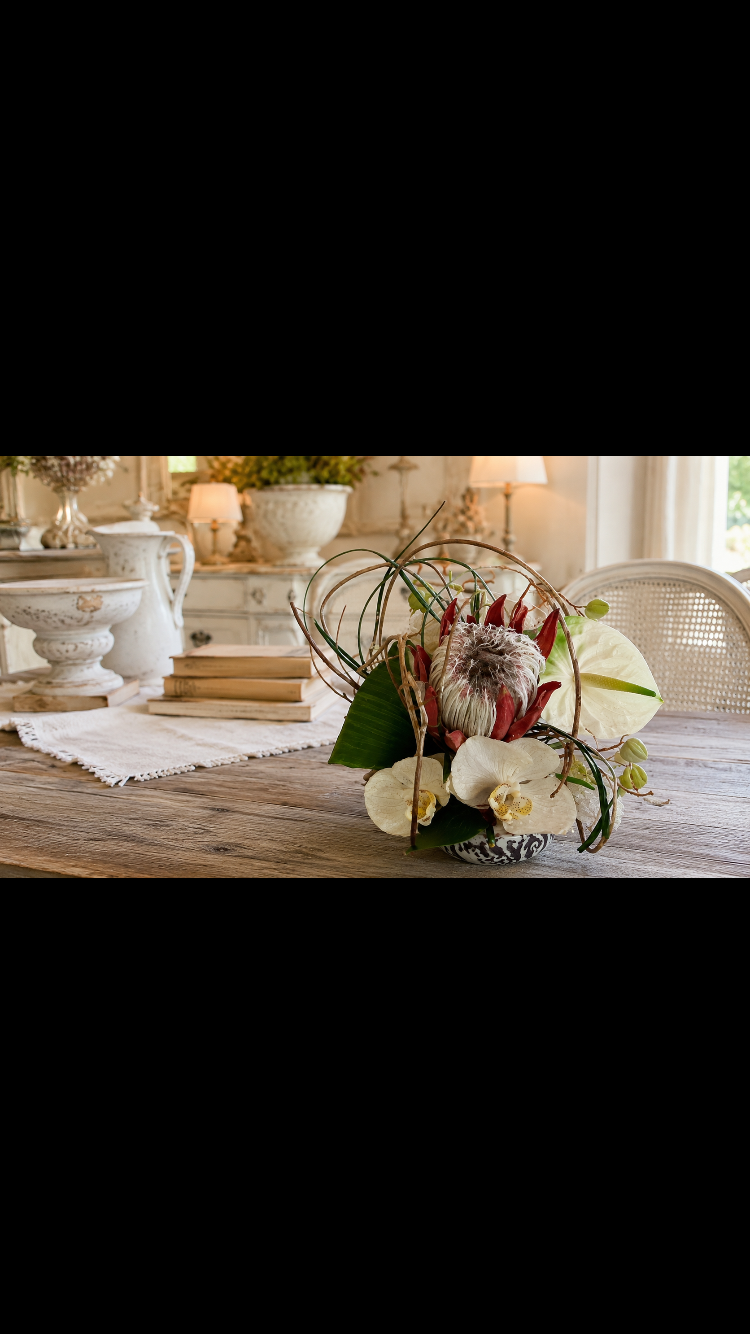 Creation Artisanale Composition Fleurs Artificielles