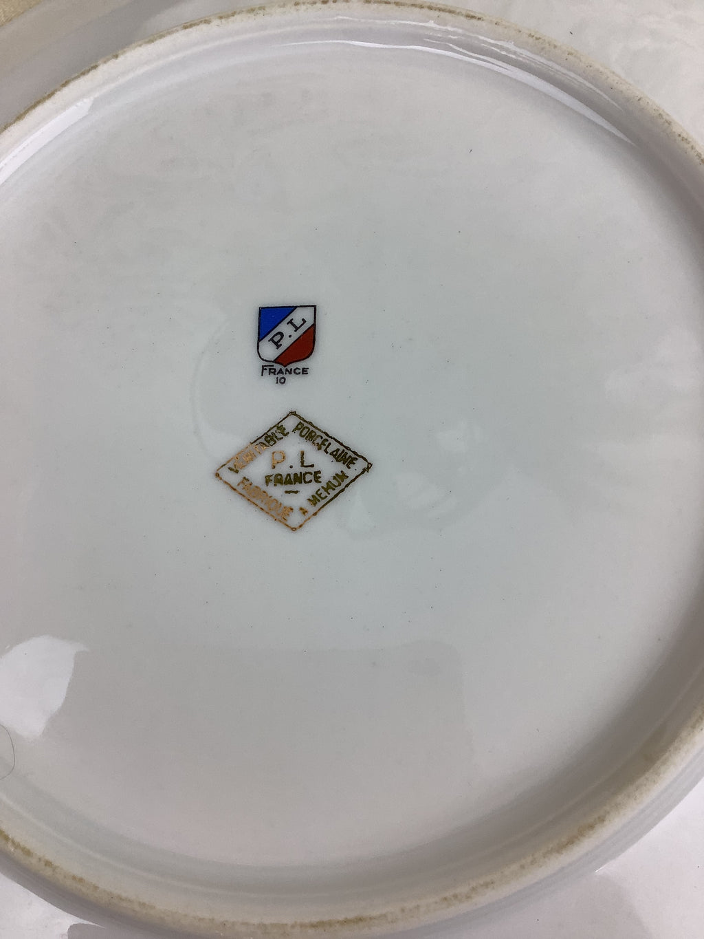 Ancien Plat à dessert en Porcelaine de Limoges France