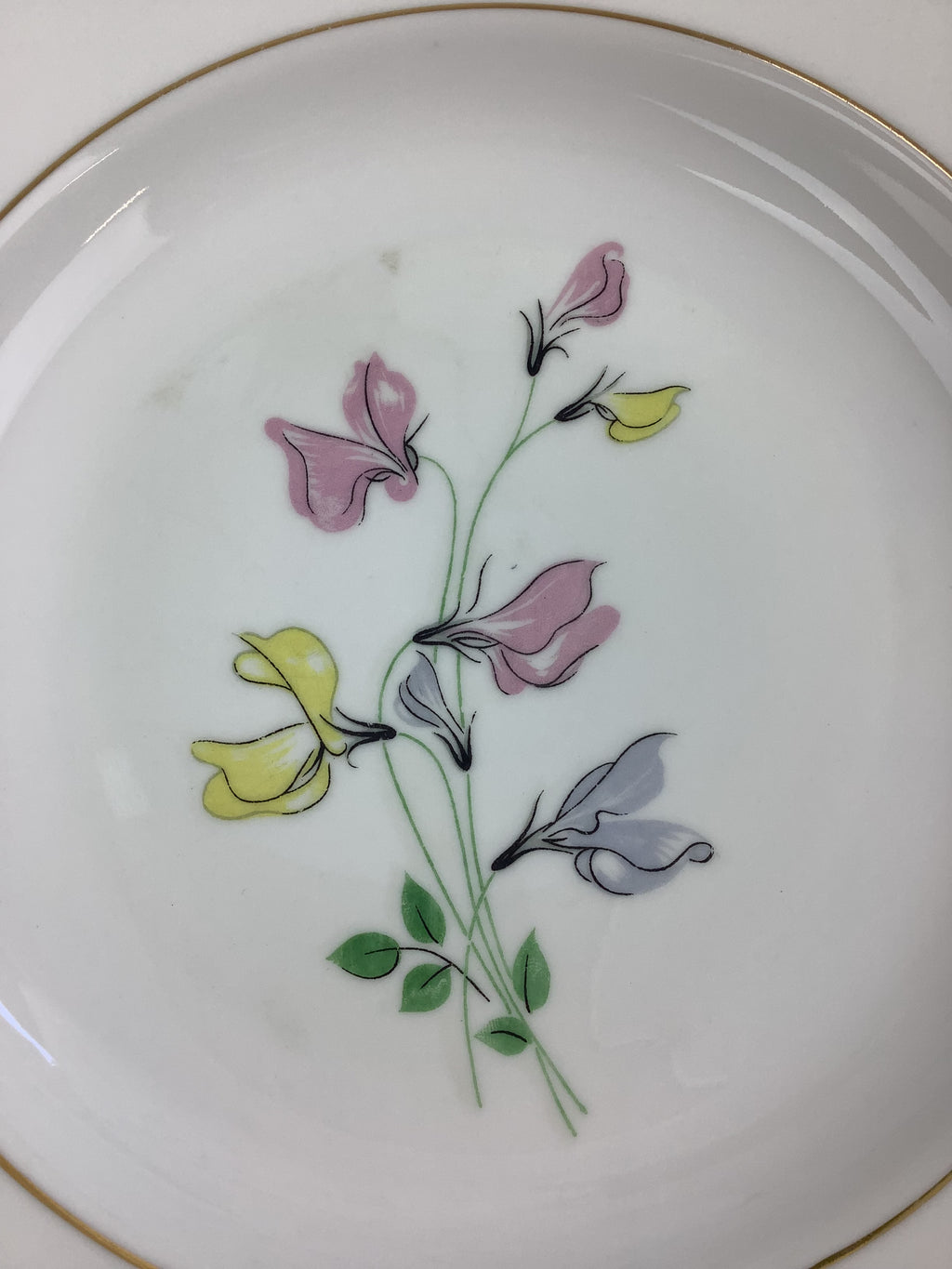 6 Assiettes creuses anciennes Porcelaine Limoges France