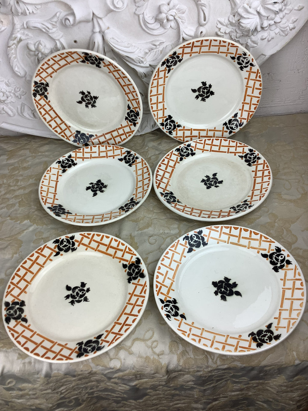 6 assiettes à dessert Badonviller – Modèle Roscoff – Réf. 26 B