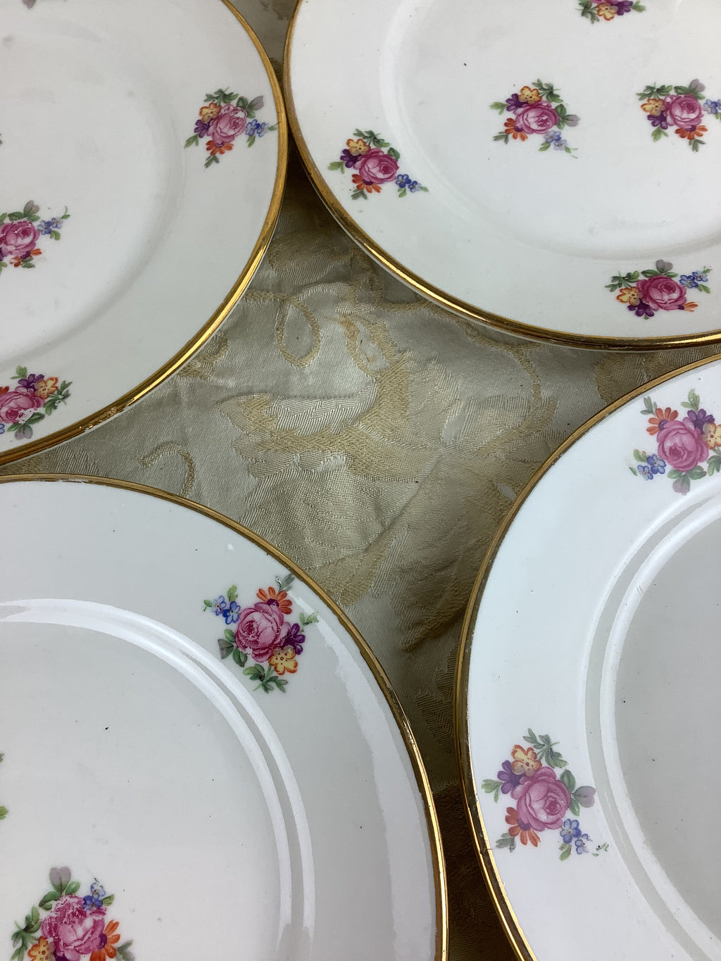 6 Assiettes à dessert Porcelaine France