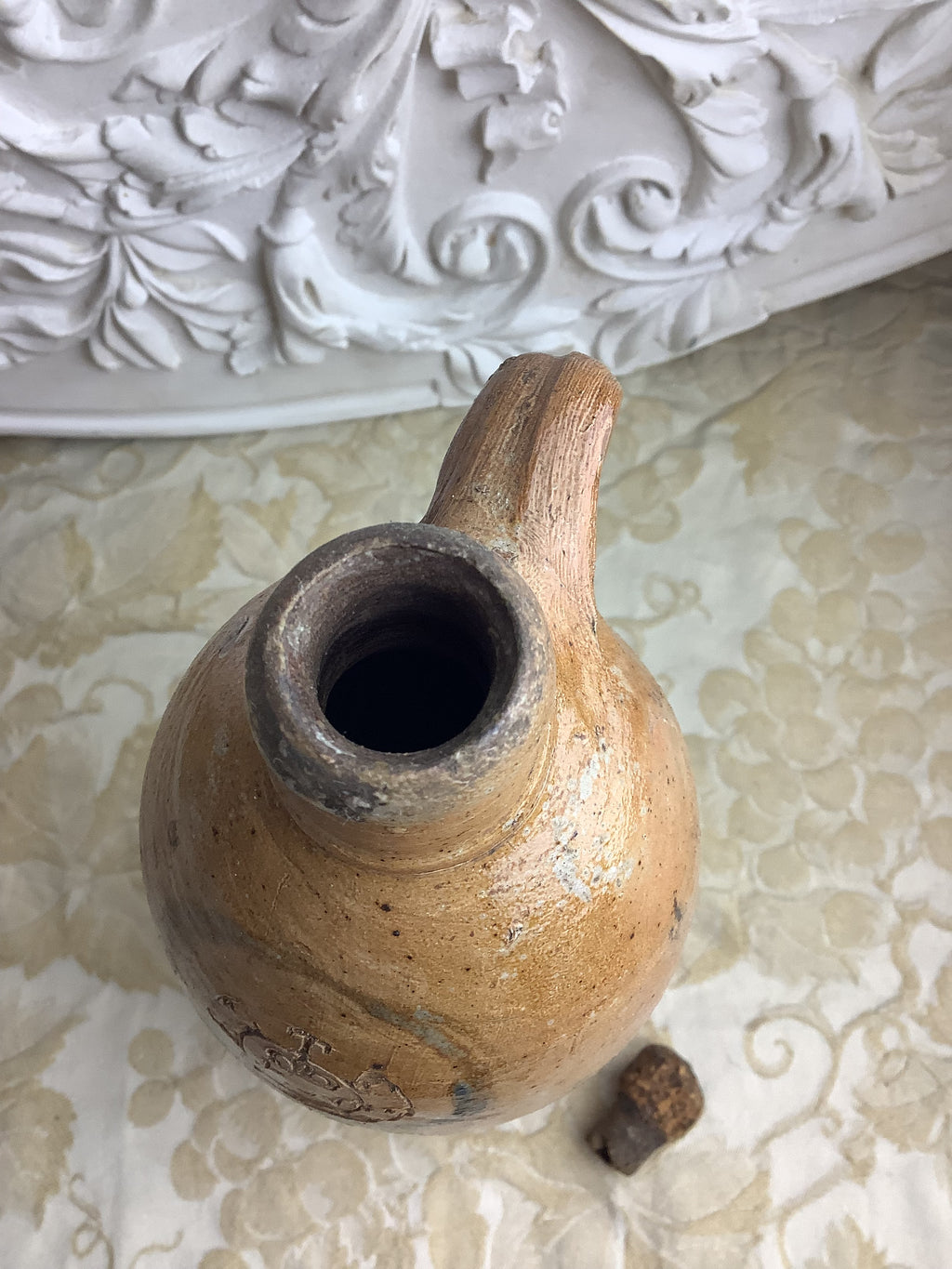 Ancienne bouteille en grès Selters, Baumbach, XIXᵉ siècle – Réf. 29L