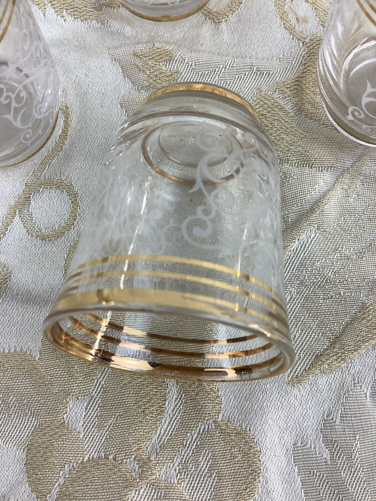 6 Petits verres Vintage