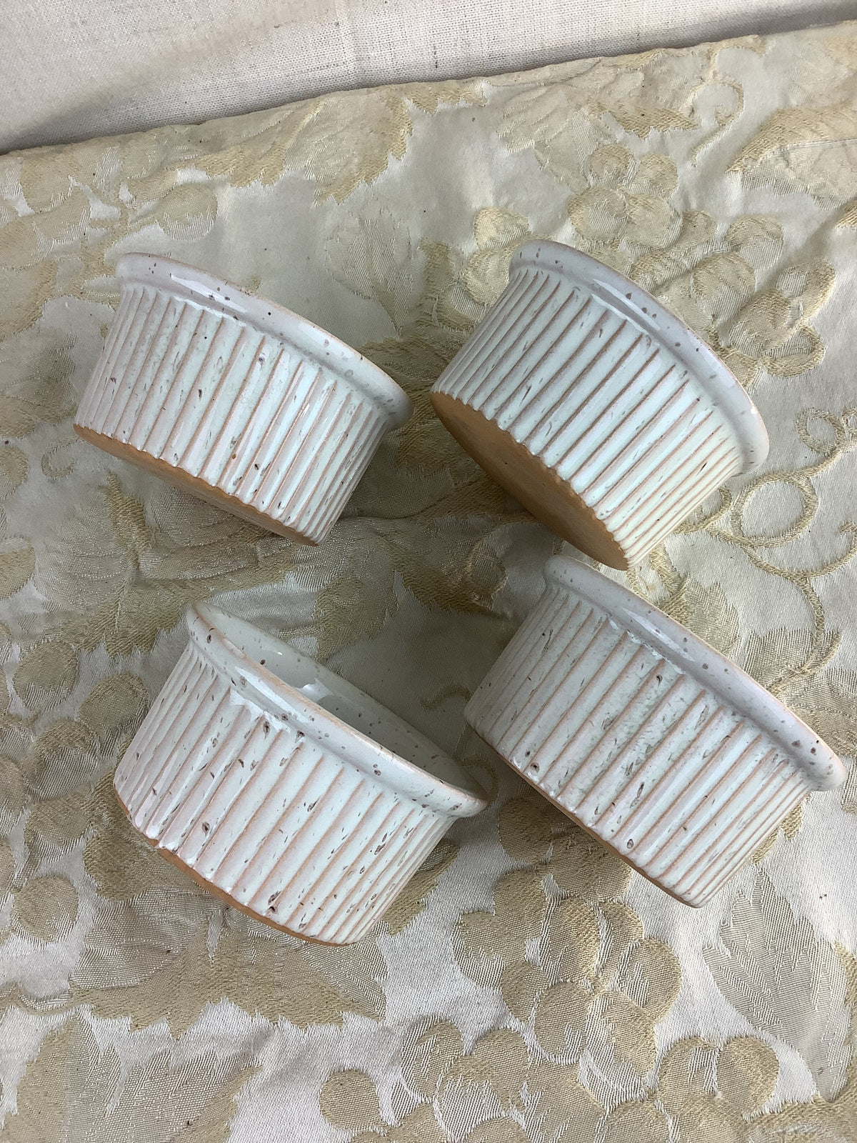 4 anciens moules à flan Digoin - Réf 16A