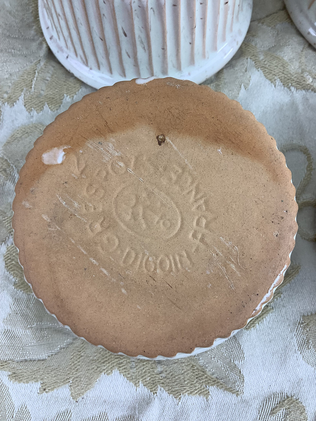 4 anciens moules à flan Digoin - Réf 16A