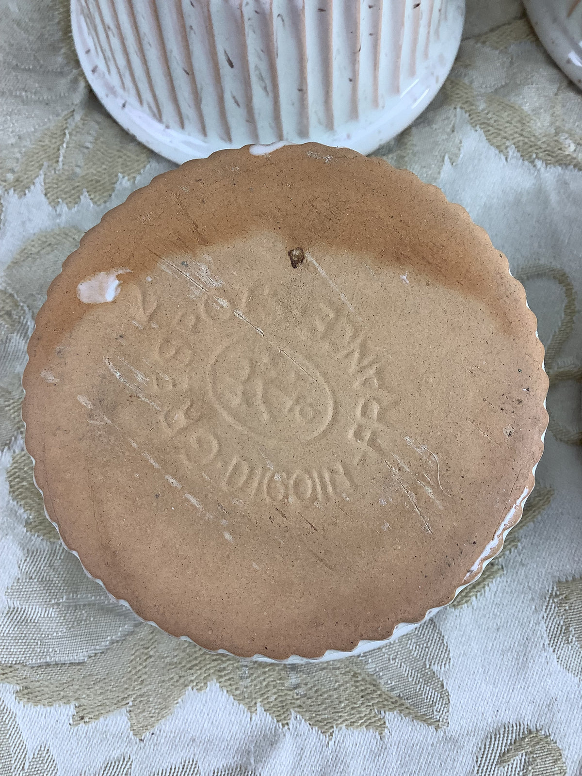 4 anciens moules à flan Digoin - Réf 16A