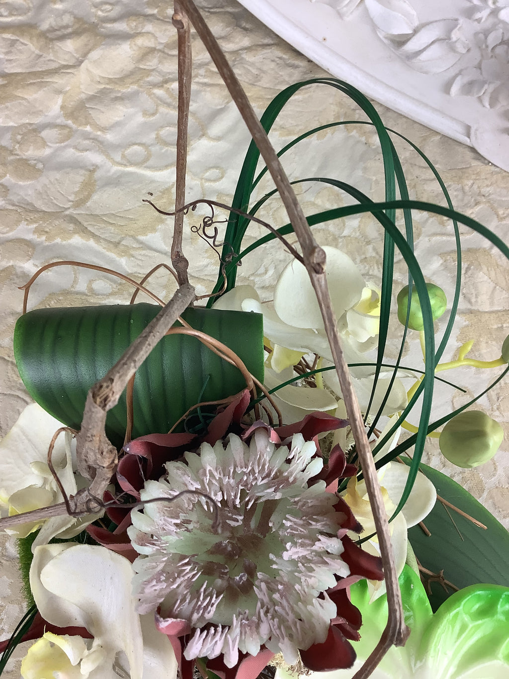 Creation Artisanale Composition Fleurs Artificielles