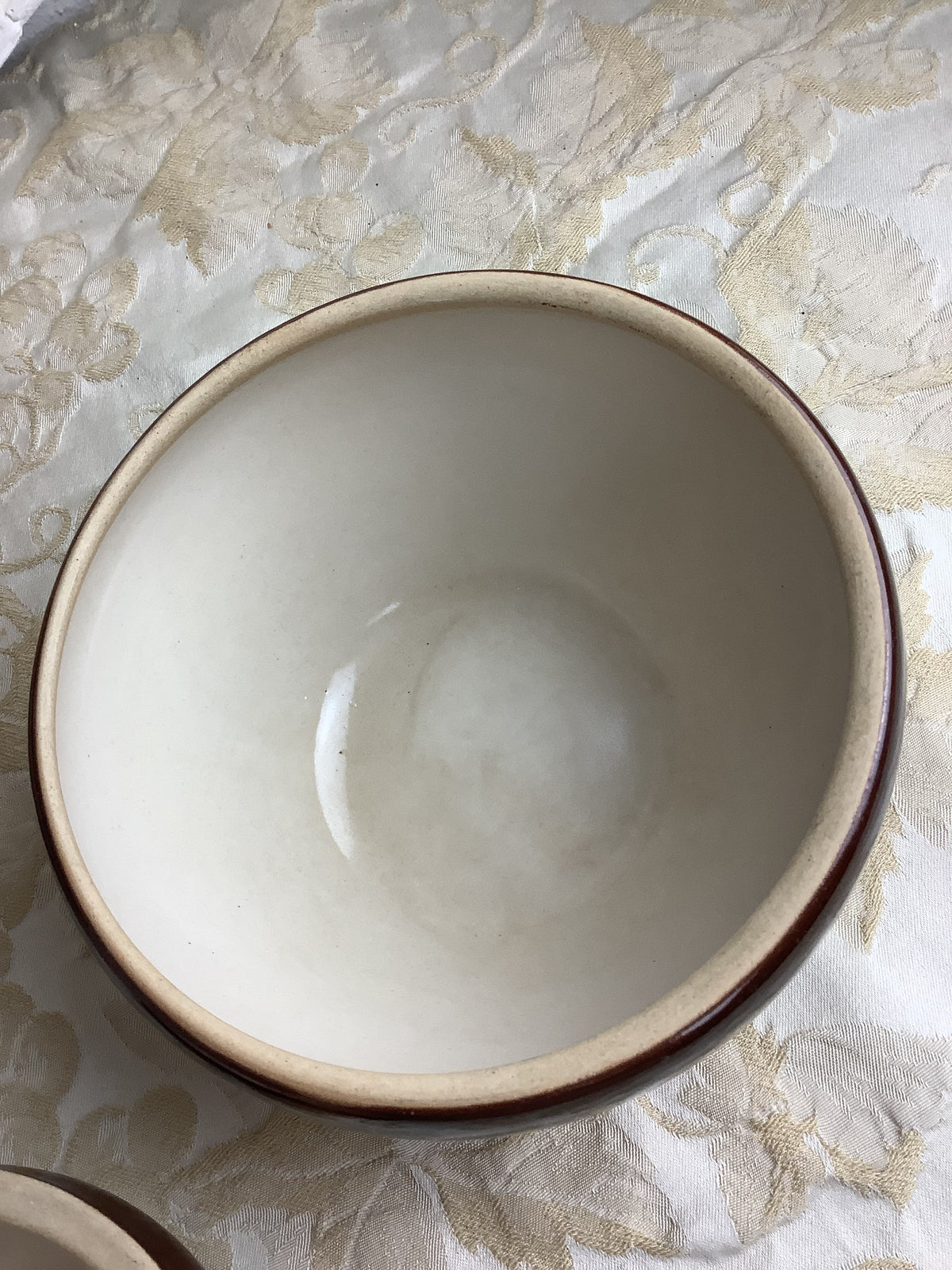 Lot de 3 bols anciens en grès Digoin – Grès Pots France – Réf. 26F
