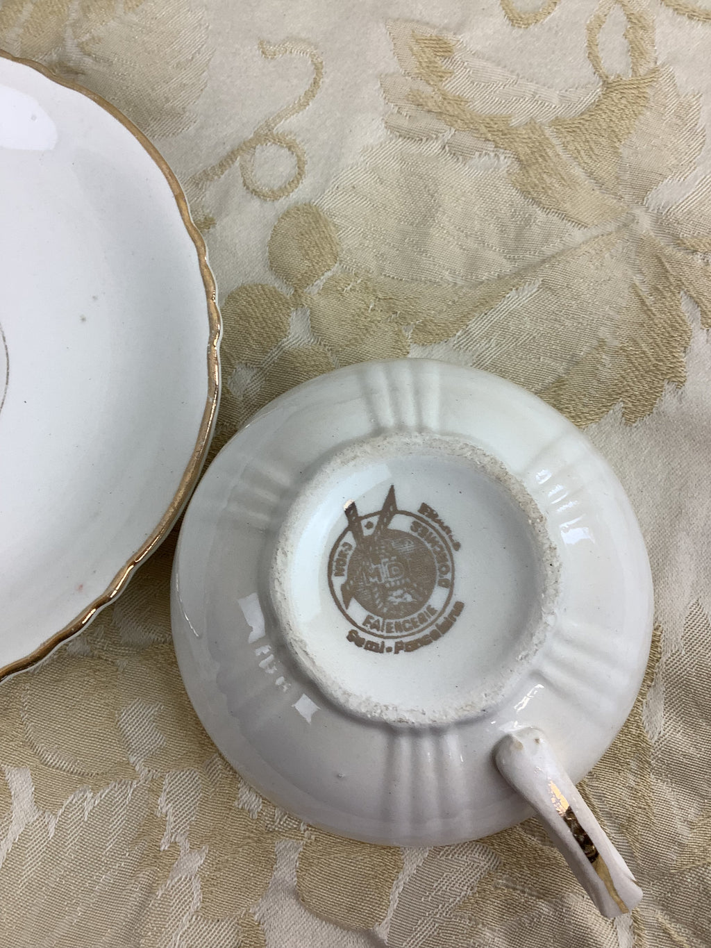 6 Tasses et 6 soucoupes Moulins des loups France