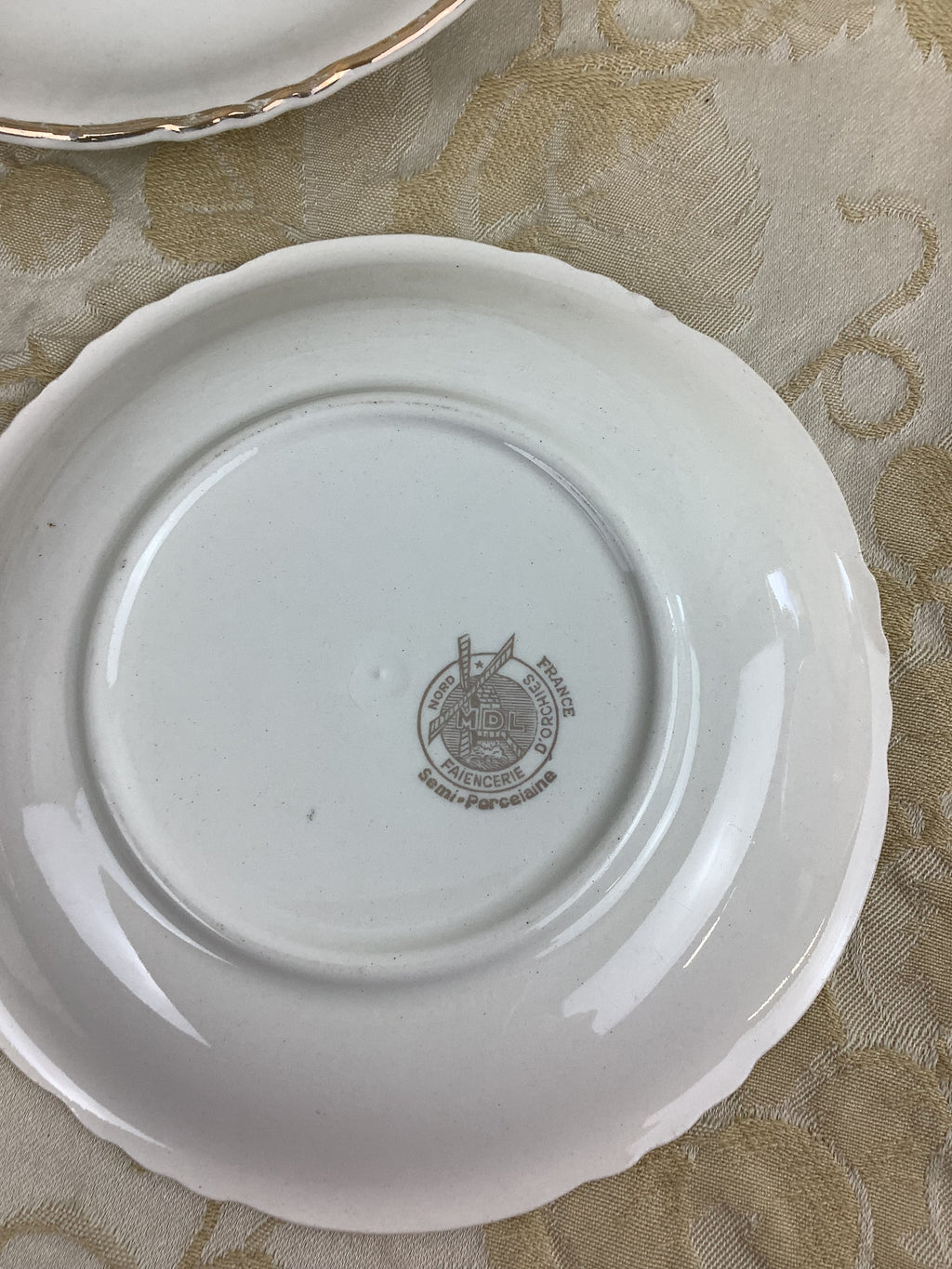 6 Tasses et 6 soucoupes Moulins des loups France