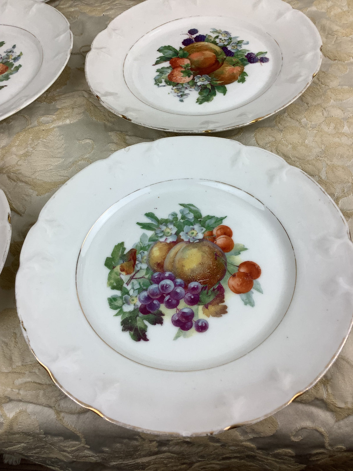 6 Assiettes à dessert anciennes Limoges France