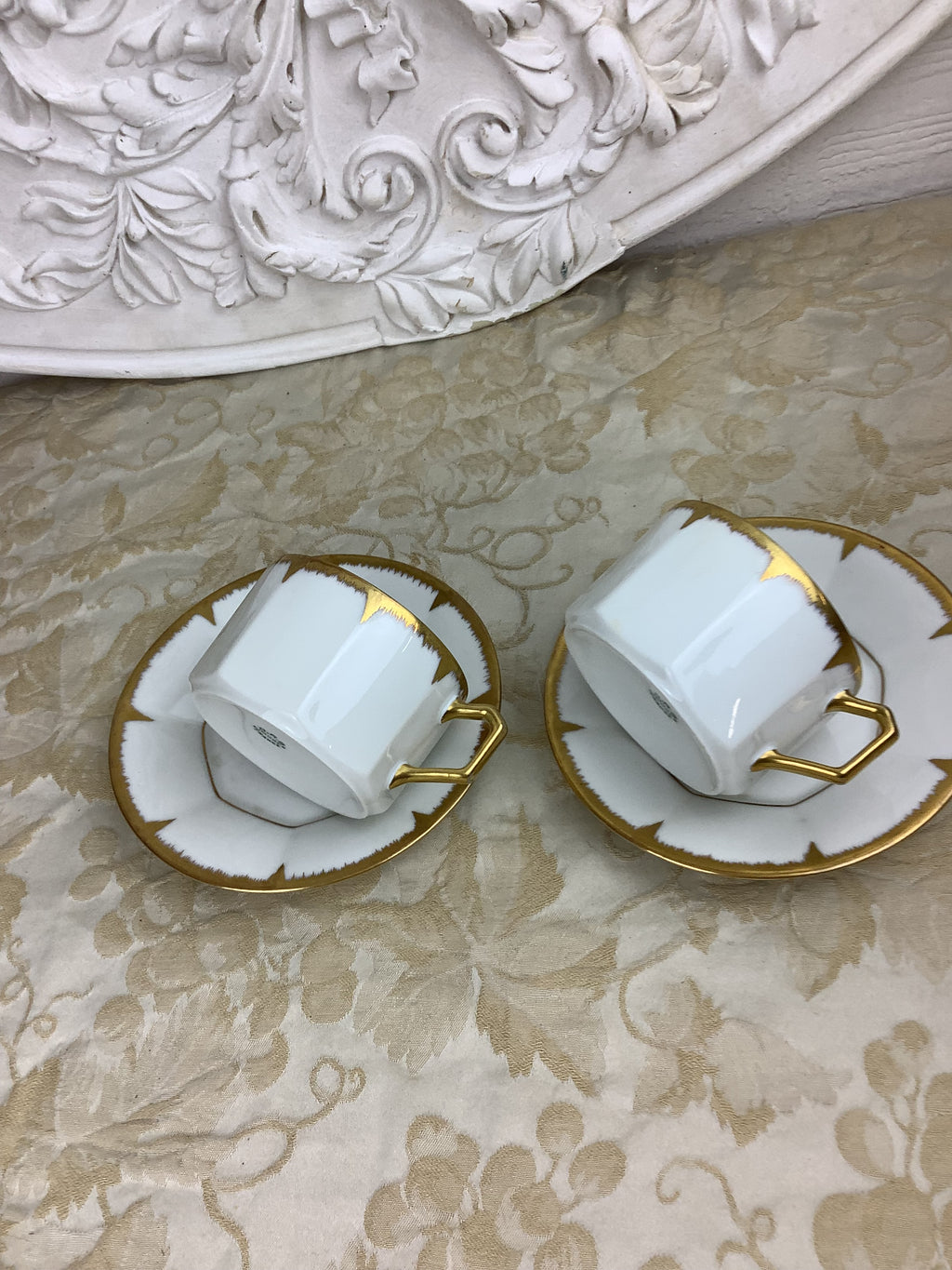 Duo de Tasses et soucoupes Porcelaine France -Ref 25s