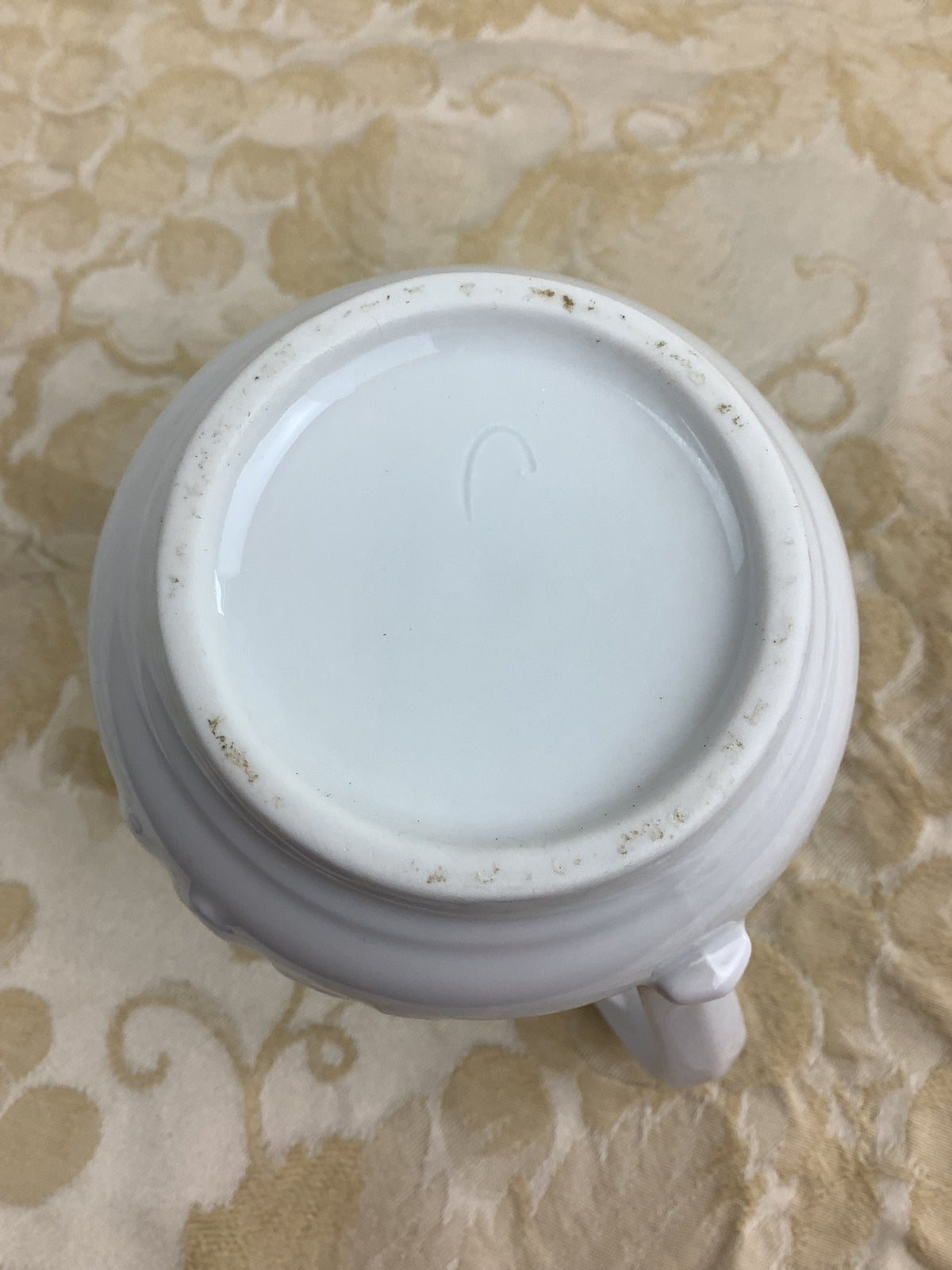 Petit Pot à lait , à crème en Porcelaine blanche