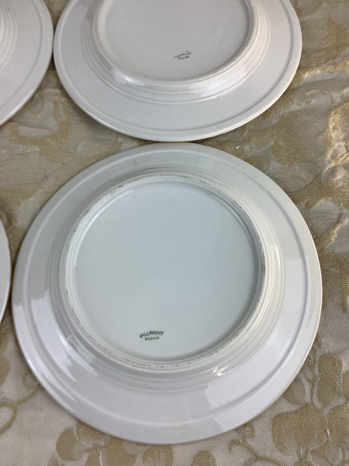 6 Assiettes à dessert Porcelaine France