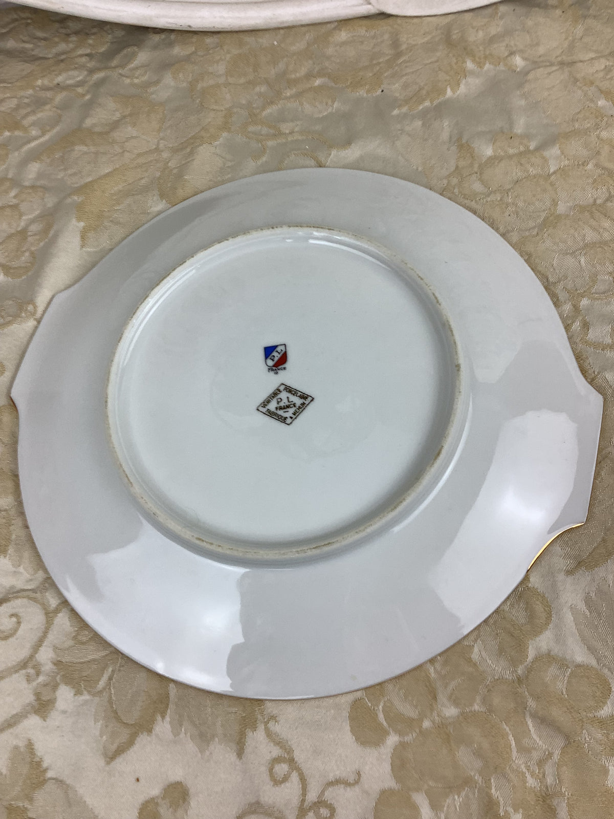 Ancien Plat à dessert en Porcelaine de Limoges France