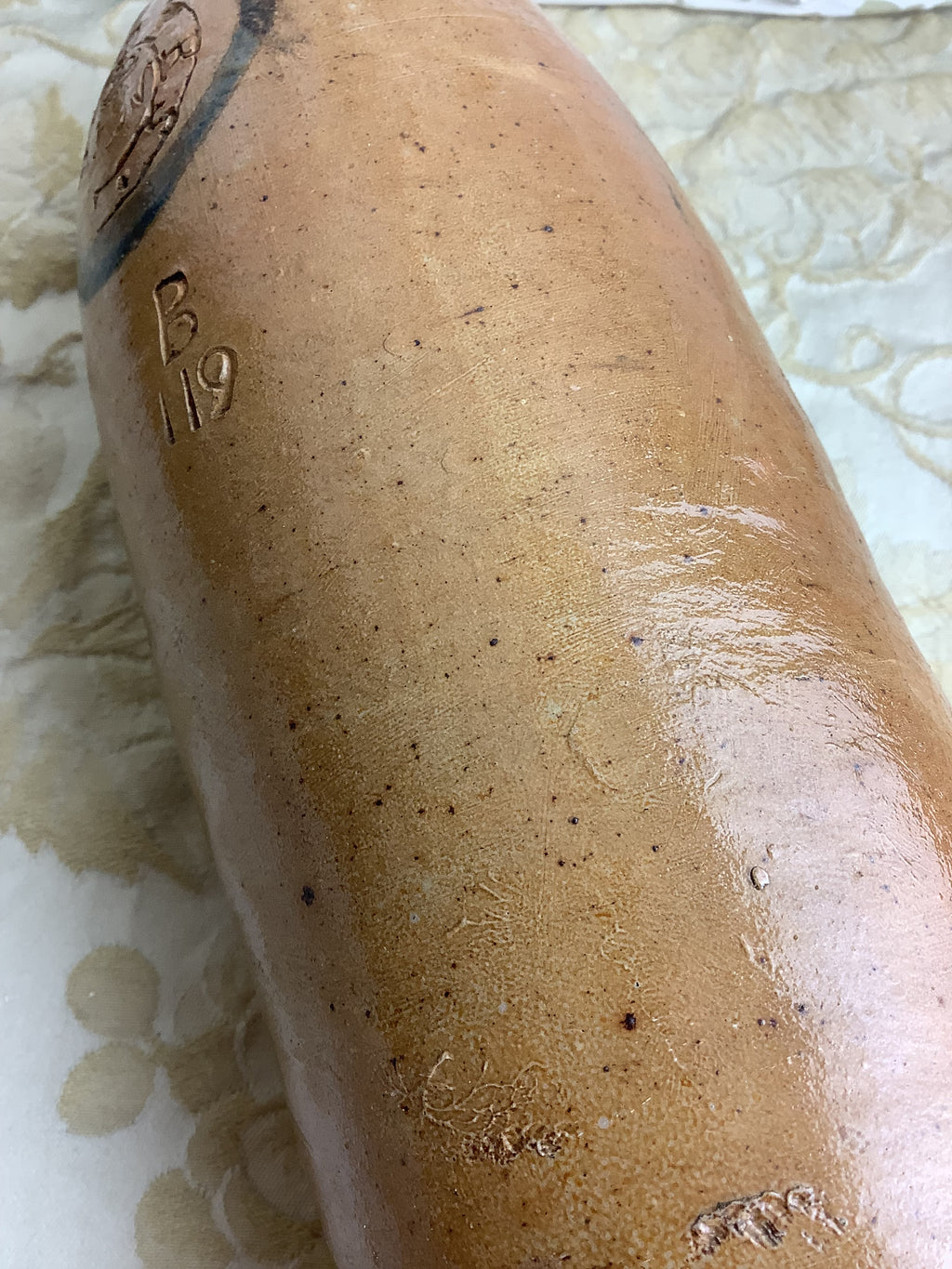 Ancienne bouteille en grès Selters, Baumbach, XIXᵉ siècle – Réf. 29L