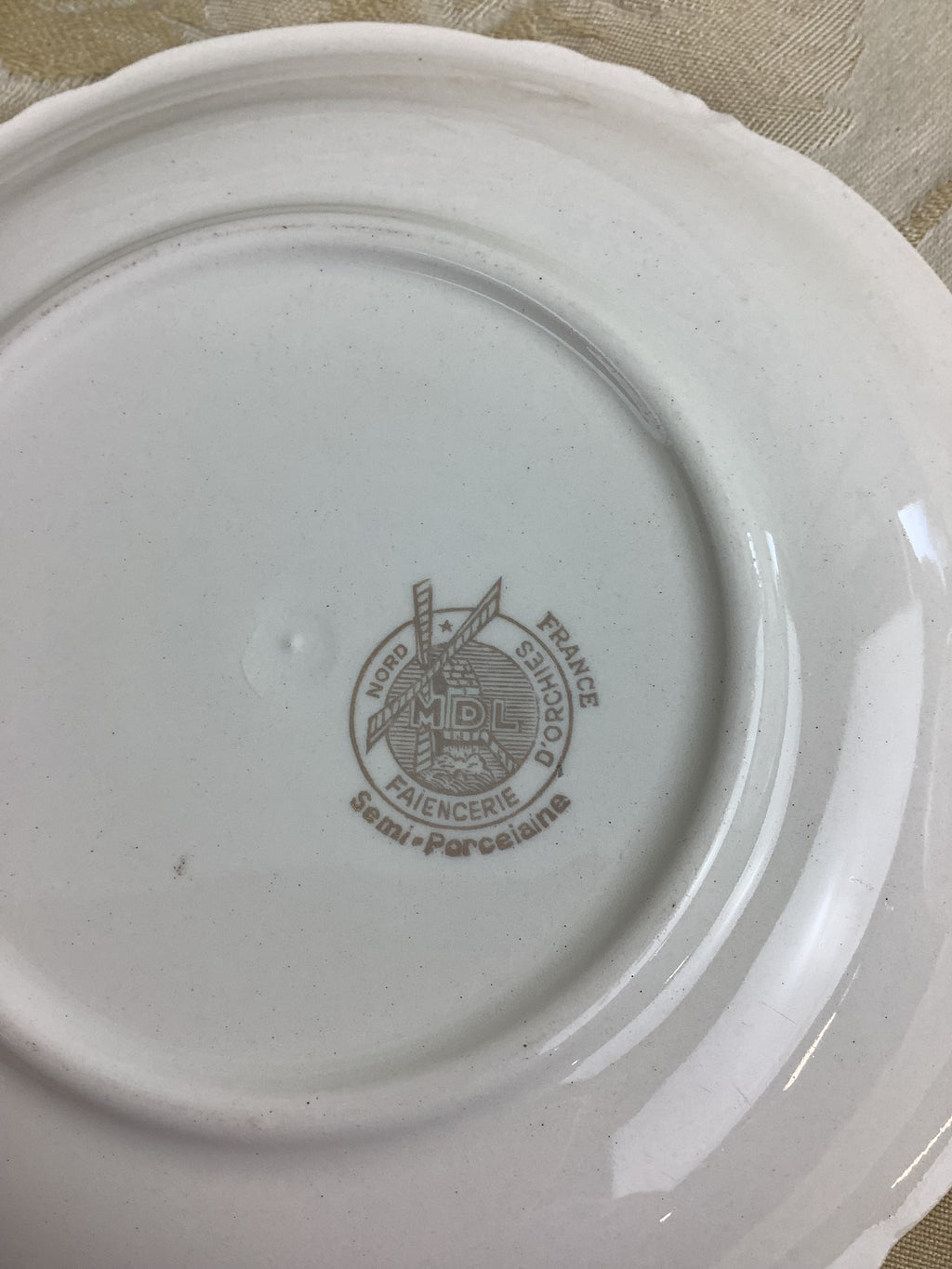 6 Tasses et 6 soucoupes Moulins des loups France