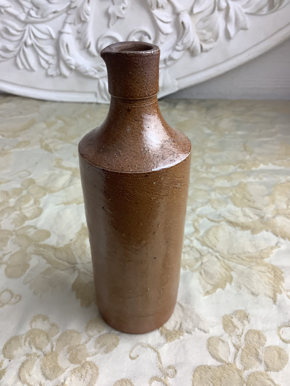 Petite bouteille ancienne en grès pour huile ou vinaigre – Réf. 26D