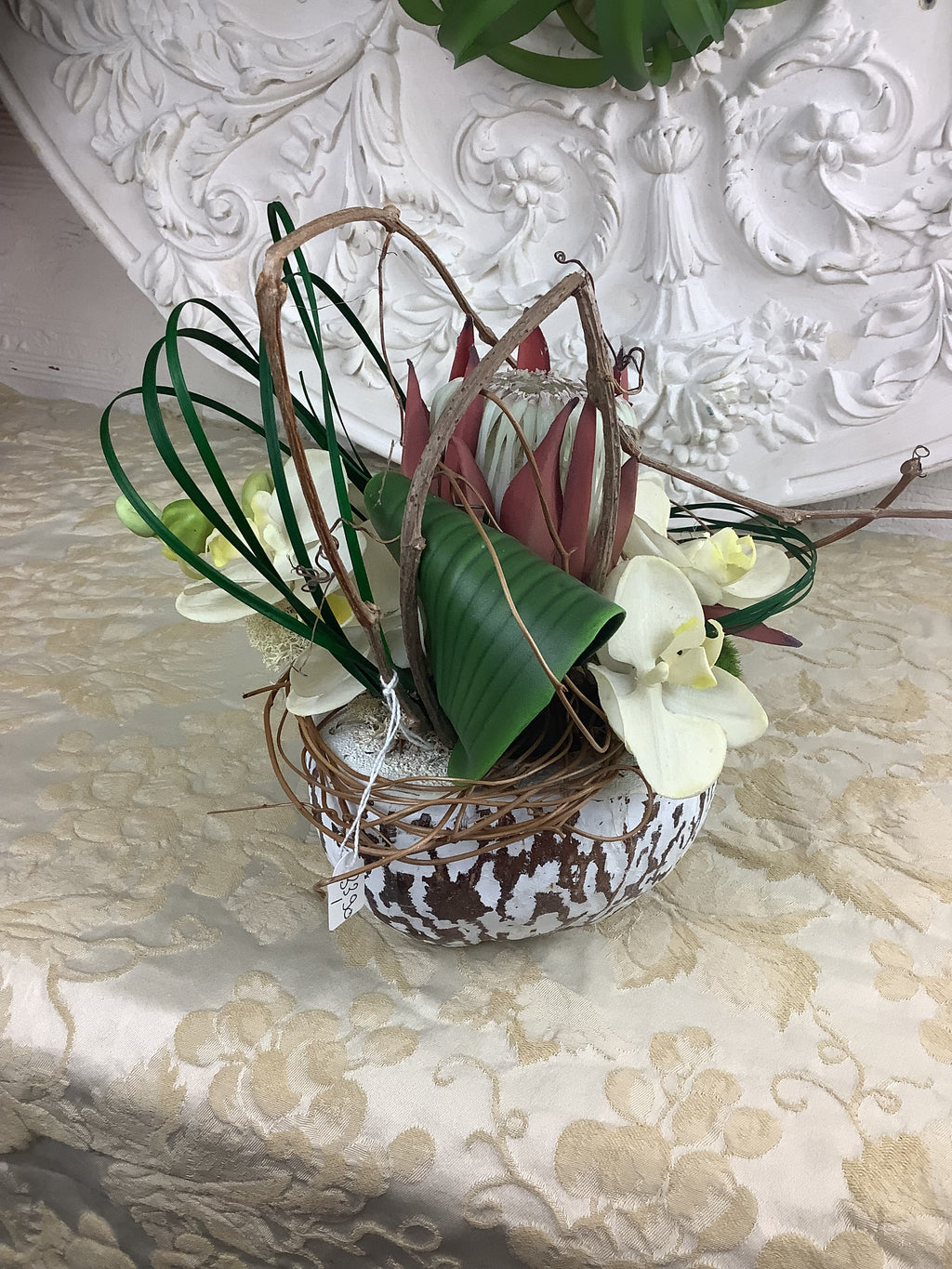 Creation Artisanale Composition Fleurs Artificielles