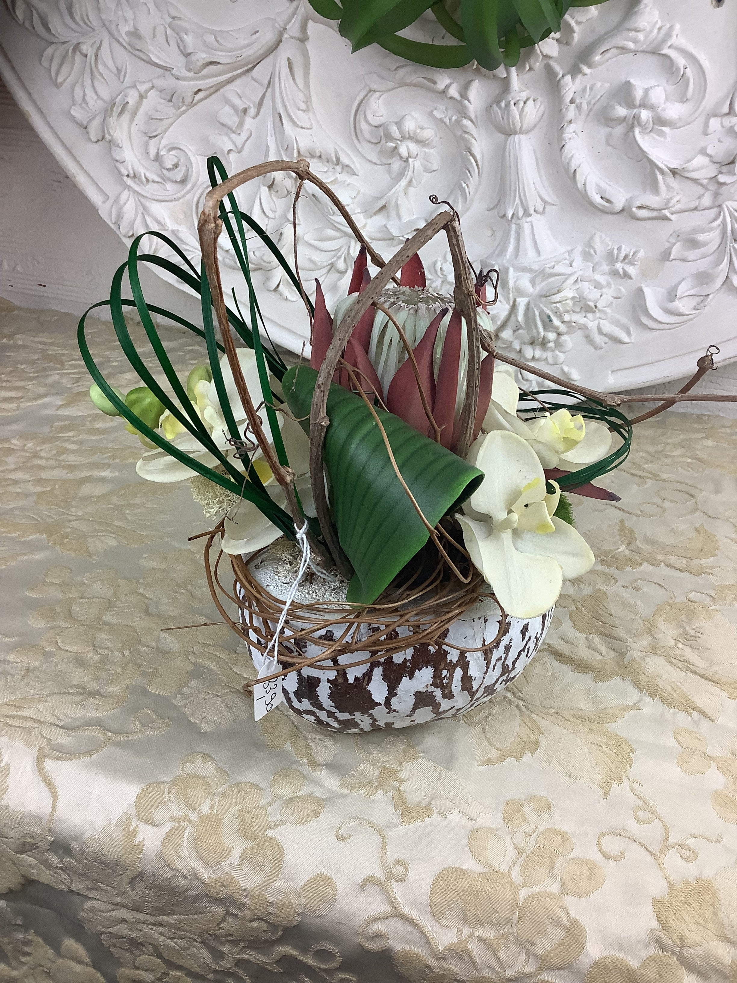 Creation Artisanale Composition Fleurs Artificielles