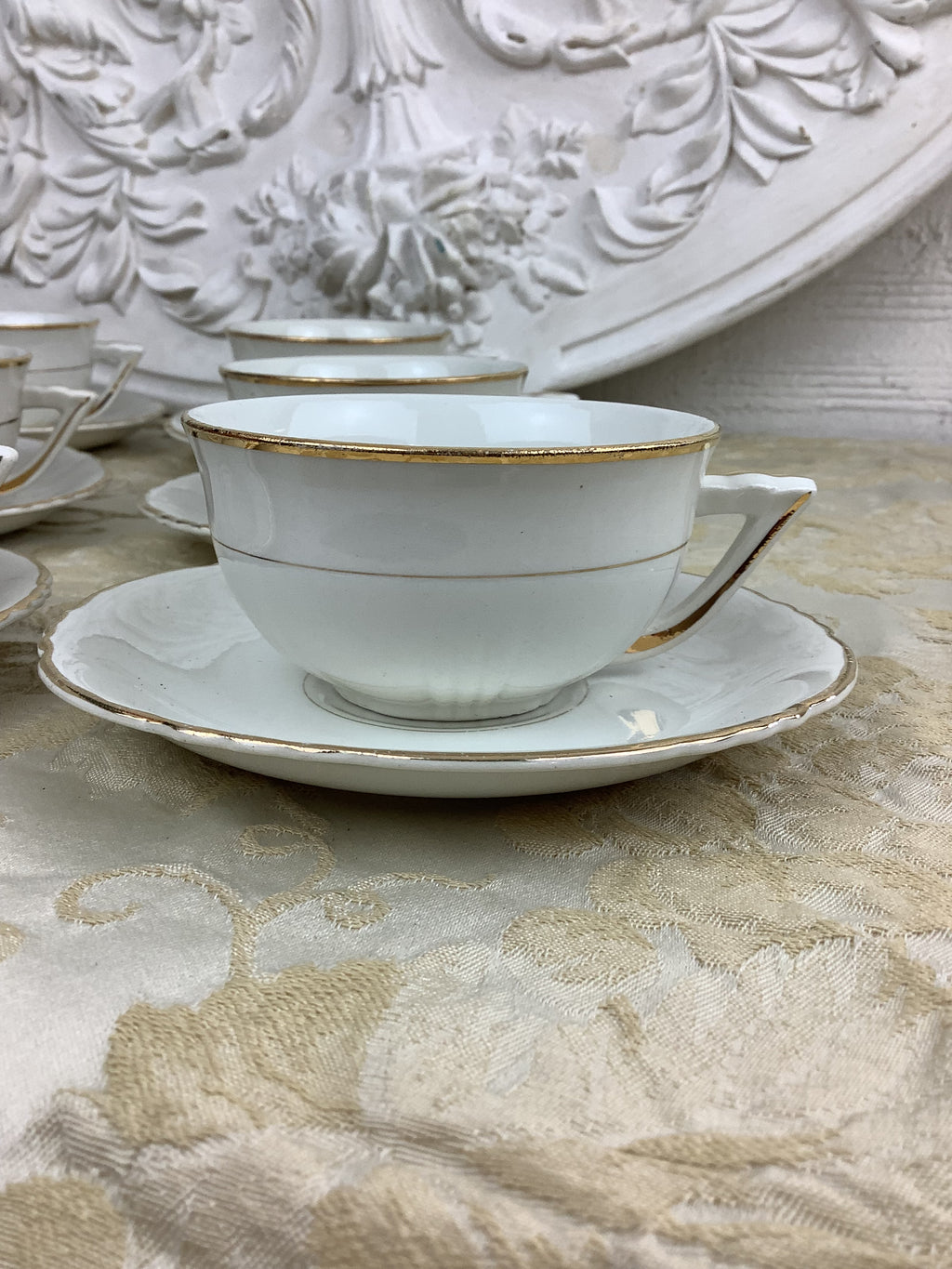 6 Tasses et 6 soucoupes Moulins des loups France
