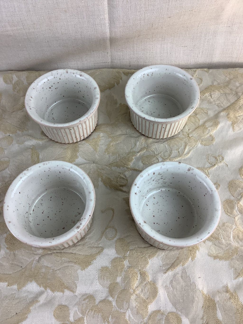 4 anciens moules à flan Digoin - Réf 16A