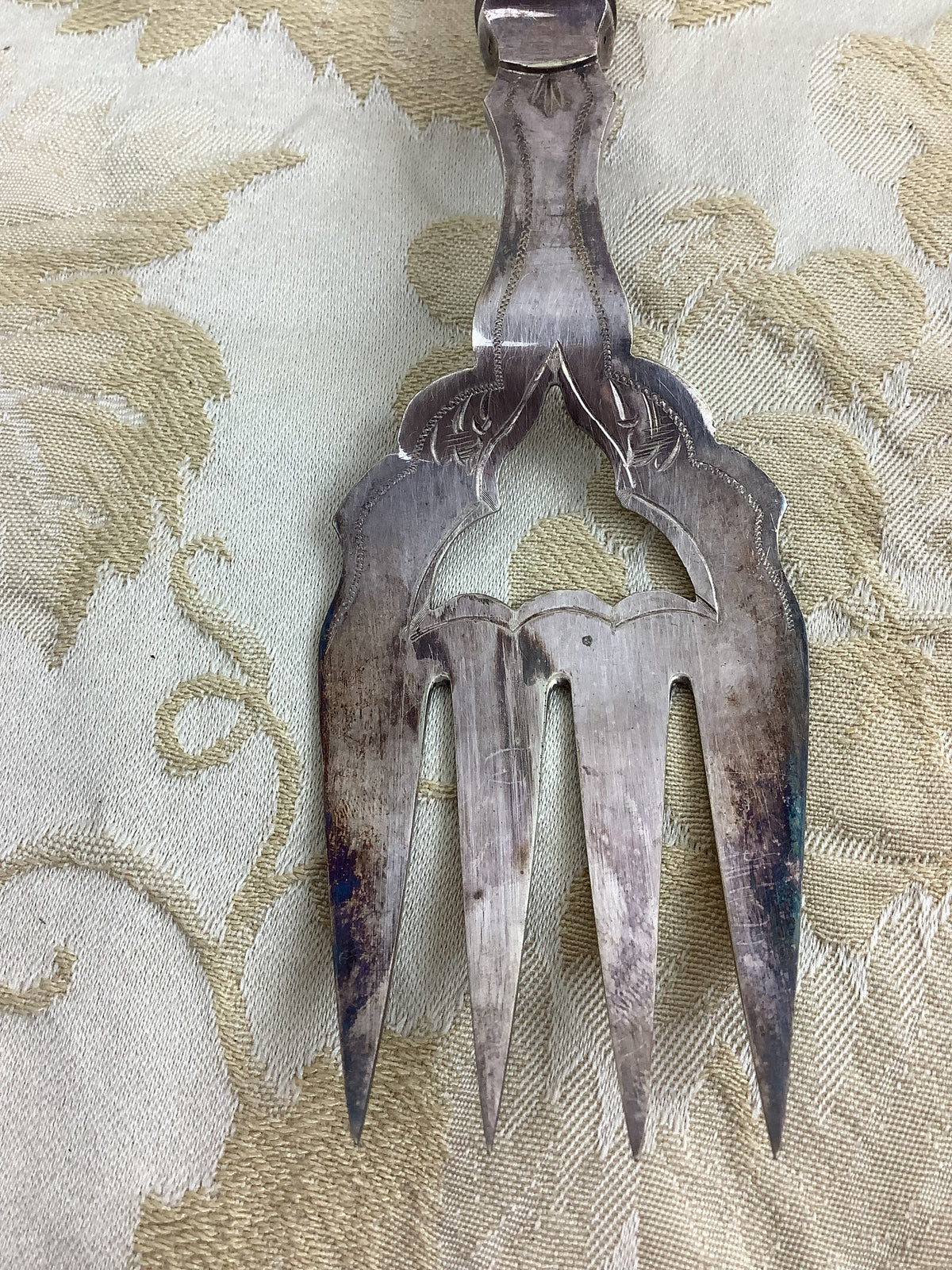 Service à poisson ancien de la fin du XIXE siècle - Ref 21i