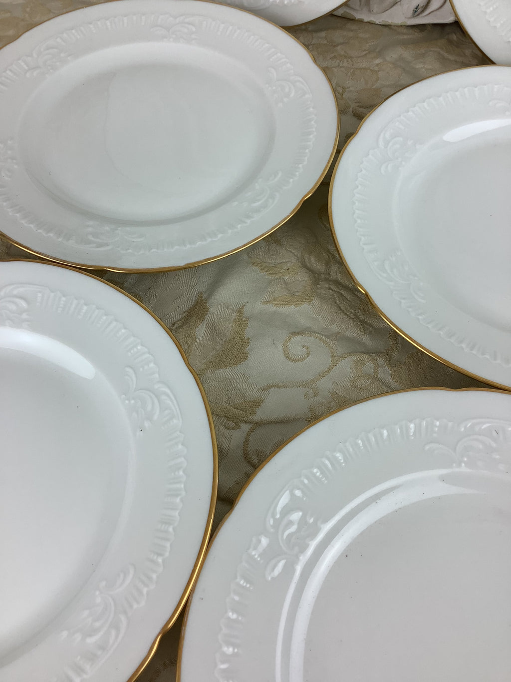 6 Assiettes à entremets Porcelaine Limoges France -Ref 25P