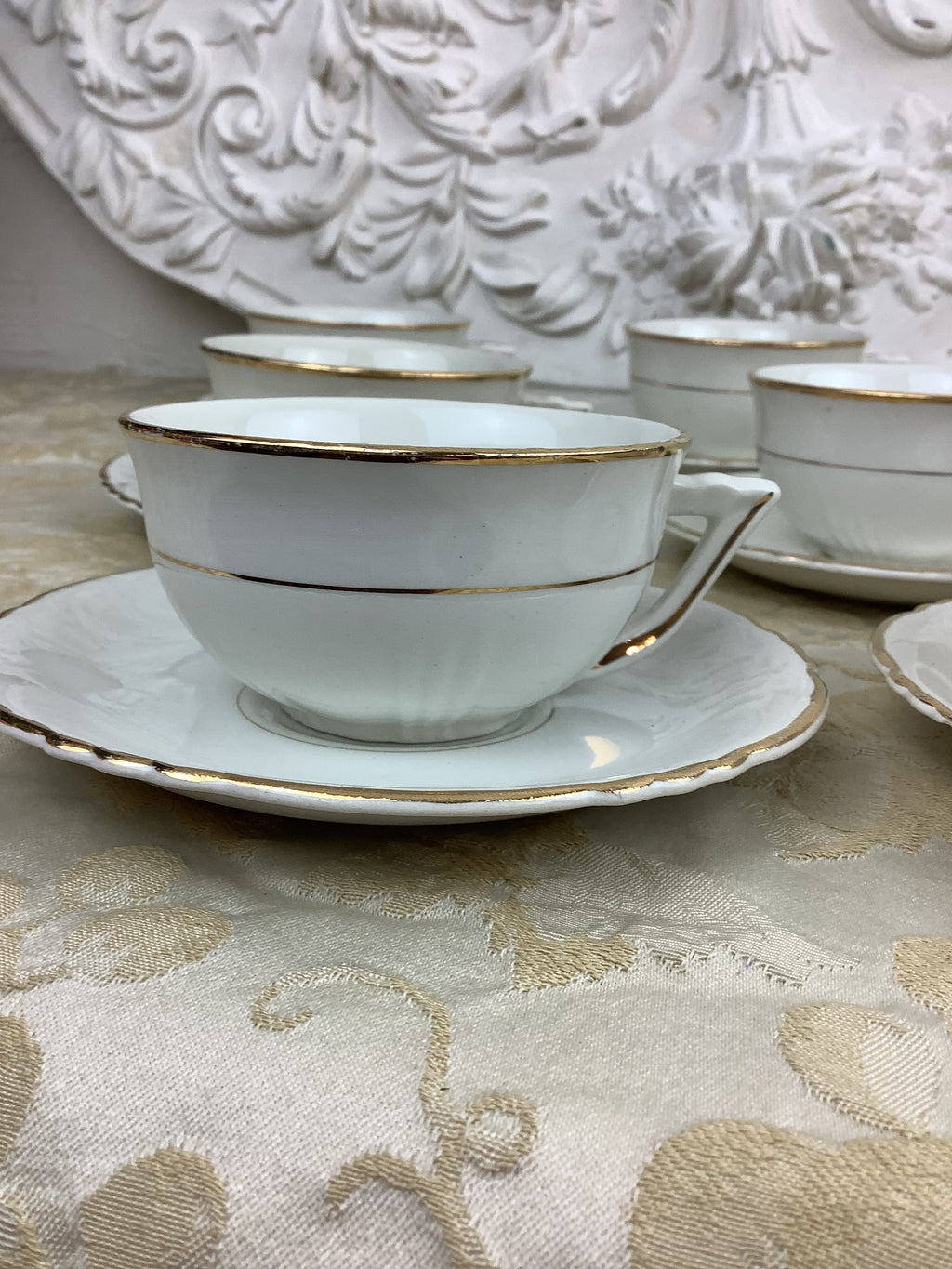 6 Tasses et 6 soucoupes Moulins des loups France
