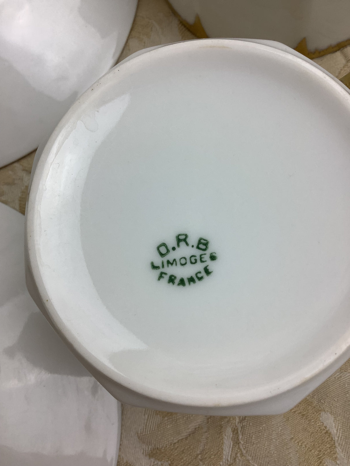 Duo de Tasses et soucoupes Porcelaine France -Ref 25s