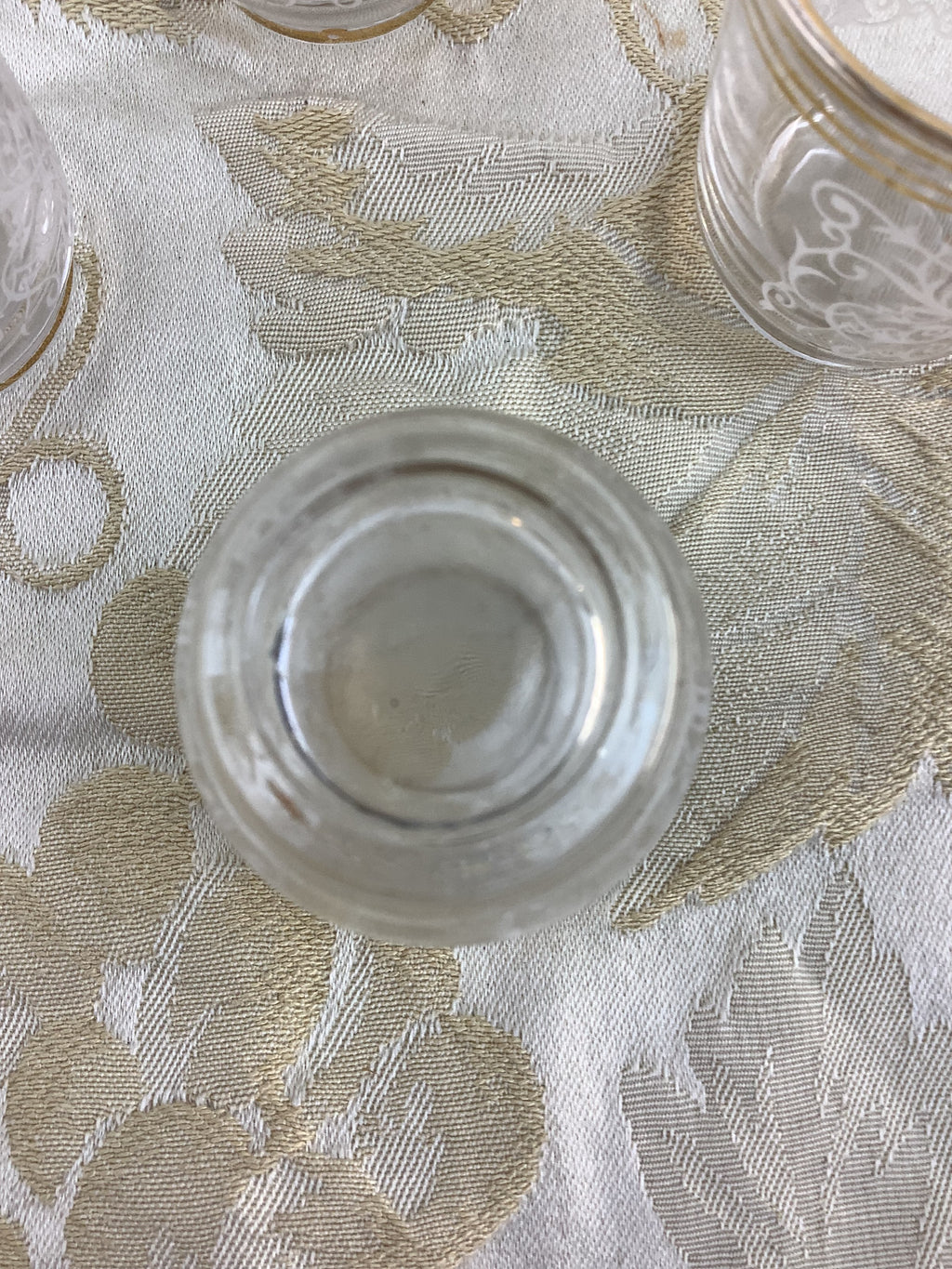 6 Petits verres Vintage