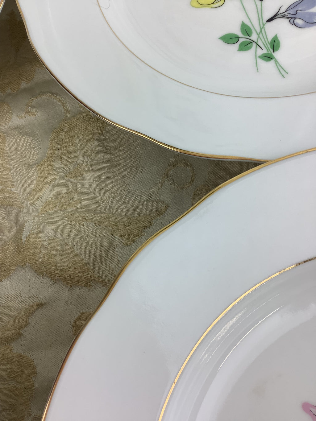 6 Assiettes creuses anciennes Porcelaine Limoges France