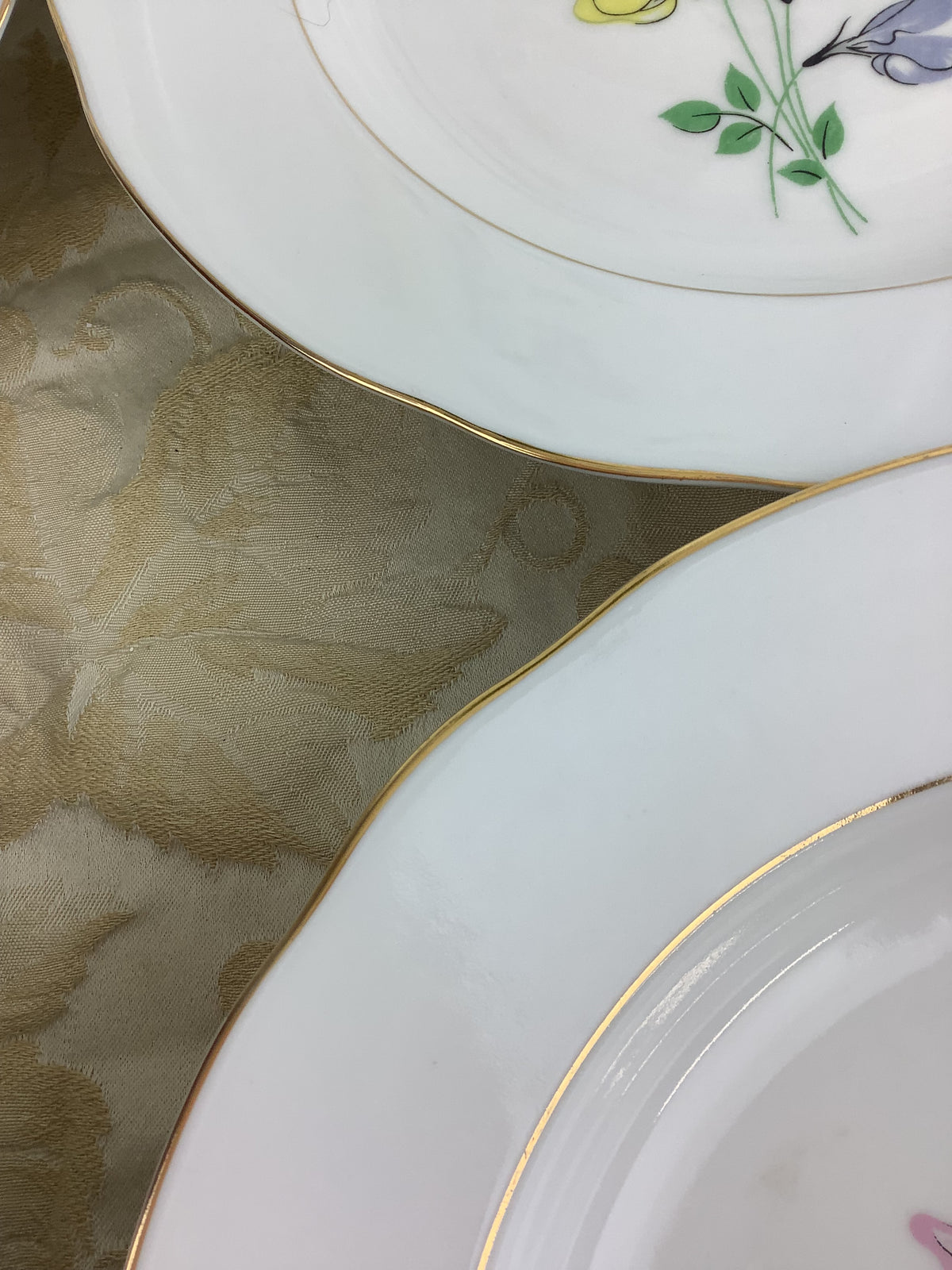 6 Assiettes creuses anciennes Porcelaine Limoges France