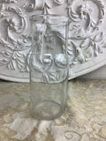 Ancien bocal en verre soufflé artisanal à bulles – Réf. 27Q