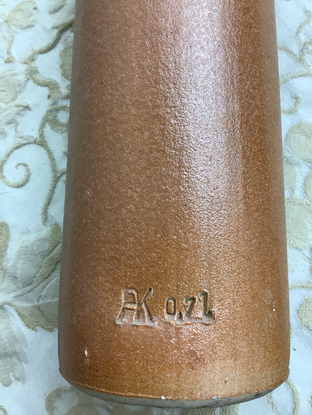 Ancien cruchon en grès Calvados du Vert Galant – Ref. 27E