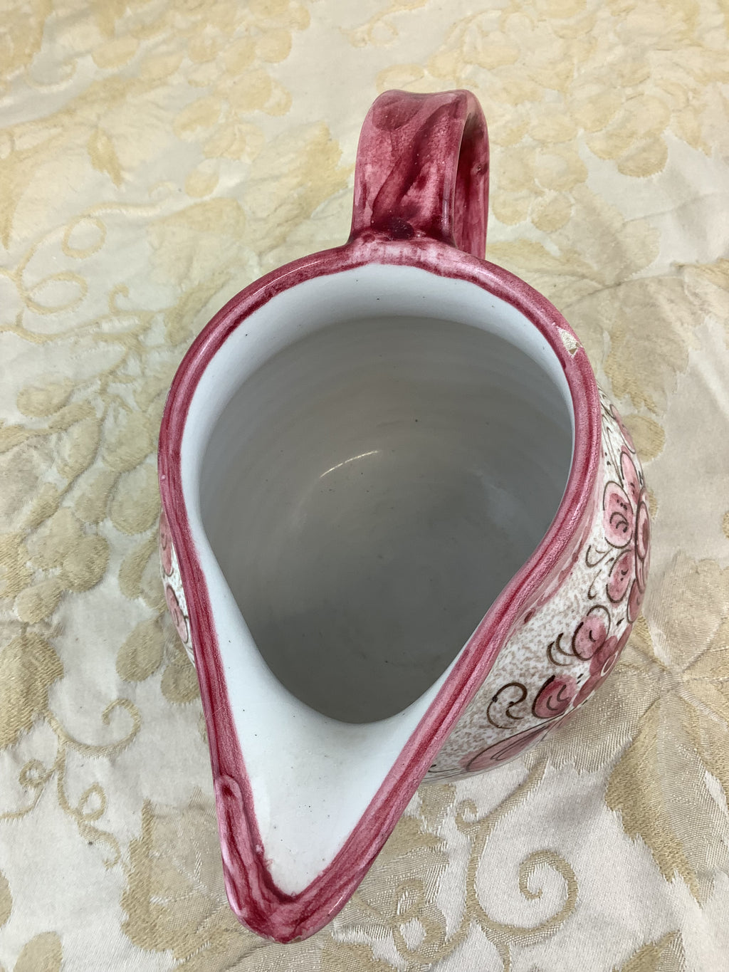 Petit pichet en céramique émaillée de Deruta, Italie – Réf. 11L